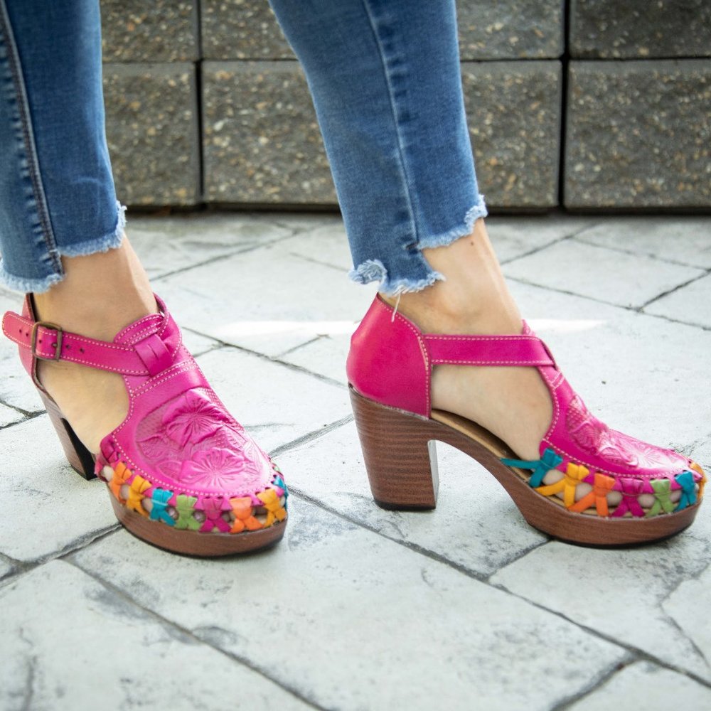 Handmade Ethnic Mexican shoes - Picture 7 of 10